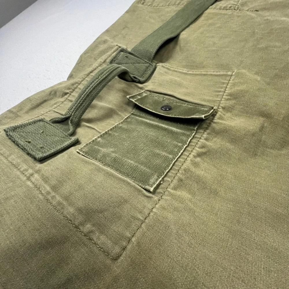 Military‎ Duffel Bag Olive Green Canvas US Army Vintage Gear Barracks Bag OD